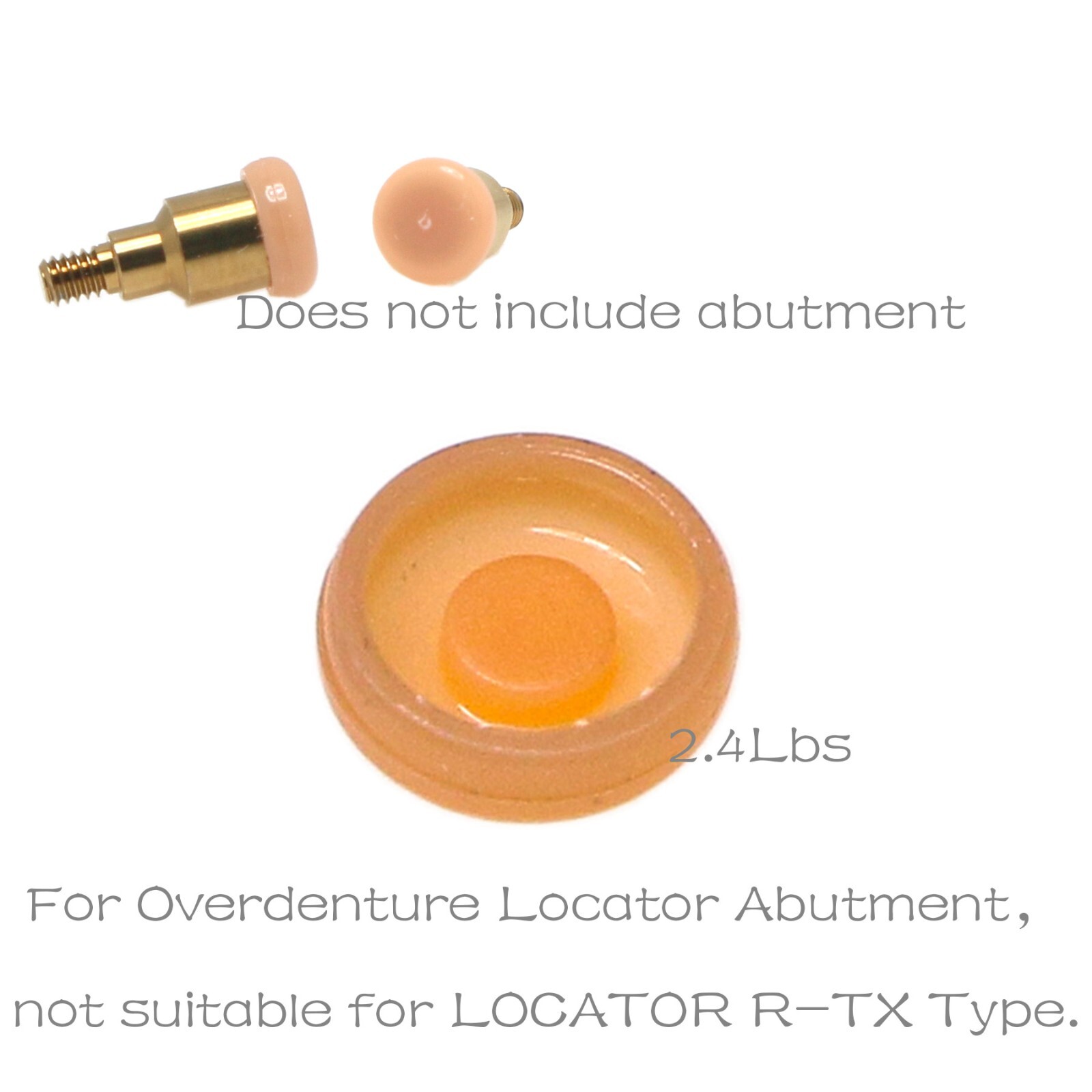 Overdenture Locator Abutment Male caps Inserts Tool for NEODENT GRAND MORSE GM