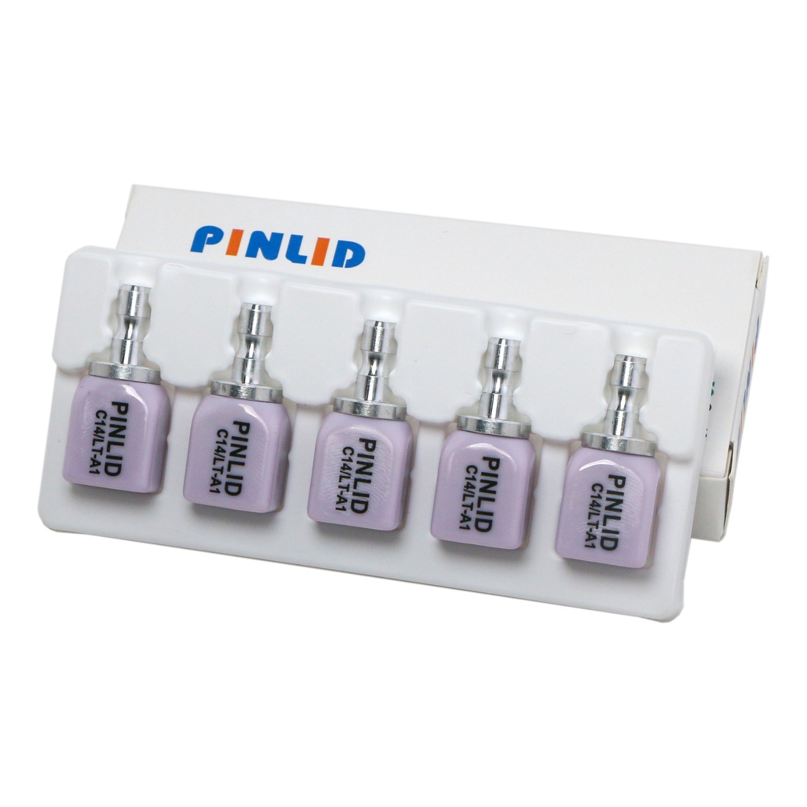C14 CAD/CAM HT LT Dental Glass Ceramic Lithium Dislicate Emax Block 5Pcs/Box