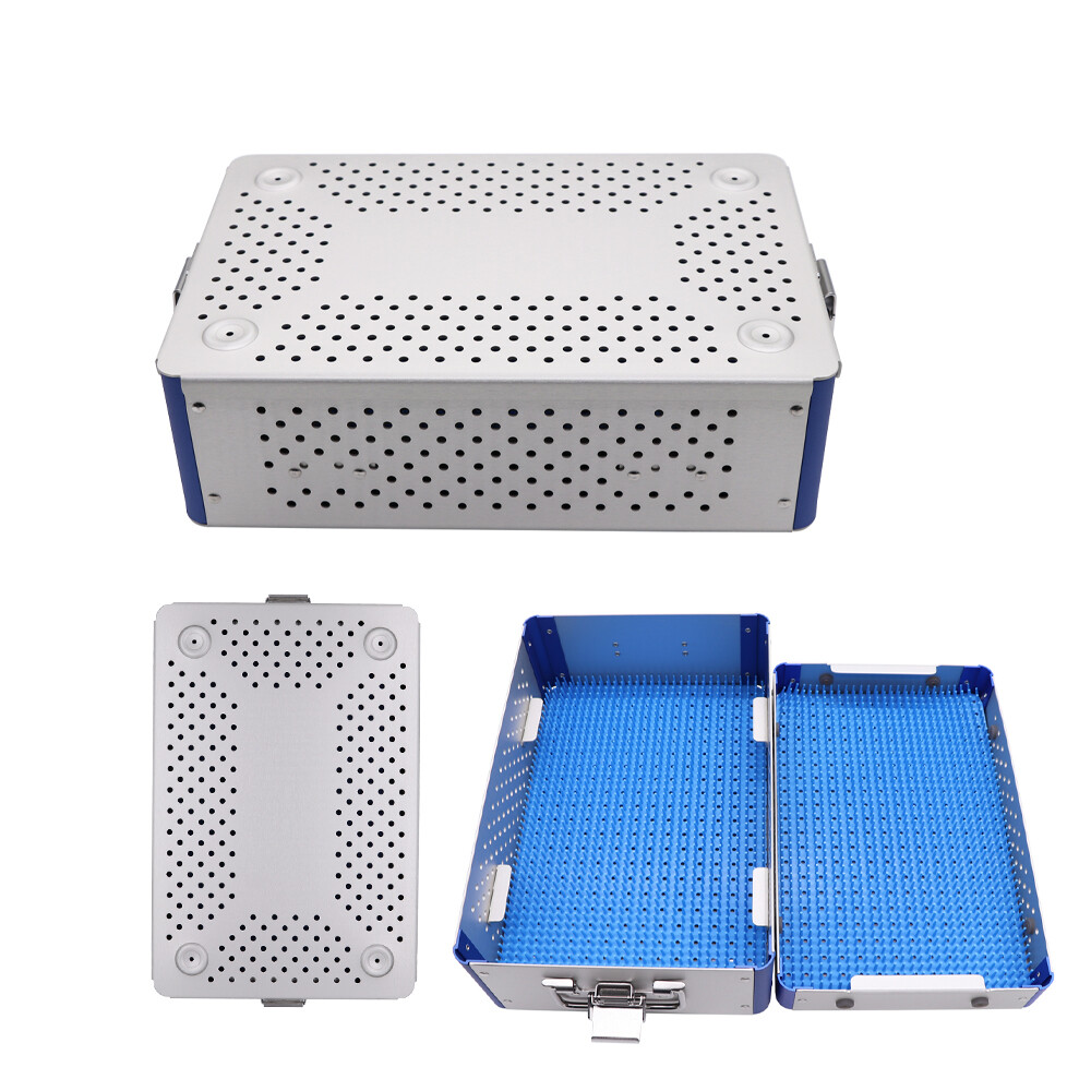 2x-300*200*90mmDouble-Layer Universal Sterilized Lens Disinfection Box Reusable