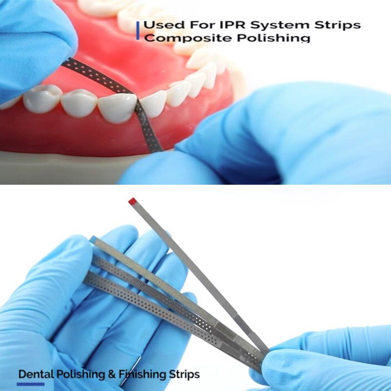 Dental Saw Diamond Strip Orthodontic IPR Fine Finishing Metal Polishing Strips