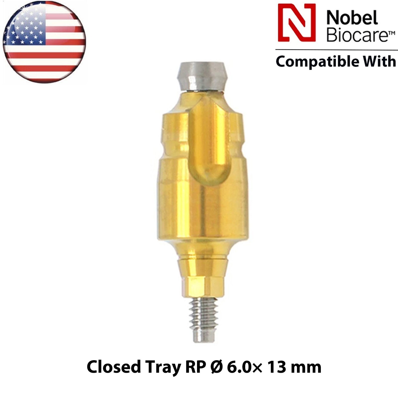 US Nobel Impression Transfer Coping Open/Closed Tray NP/RP Fit Nobel Biocare
