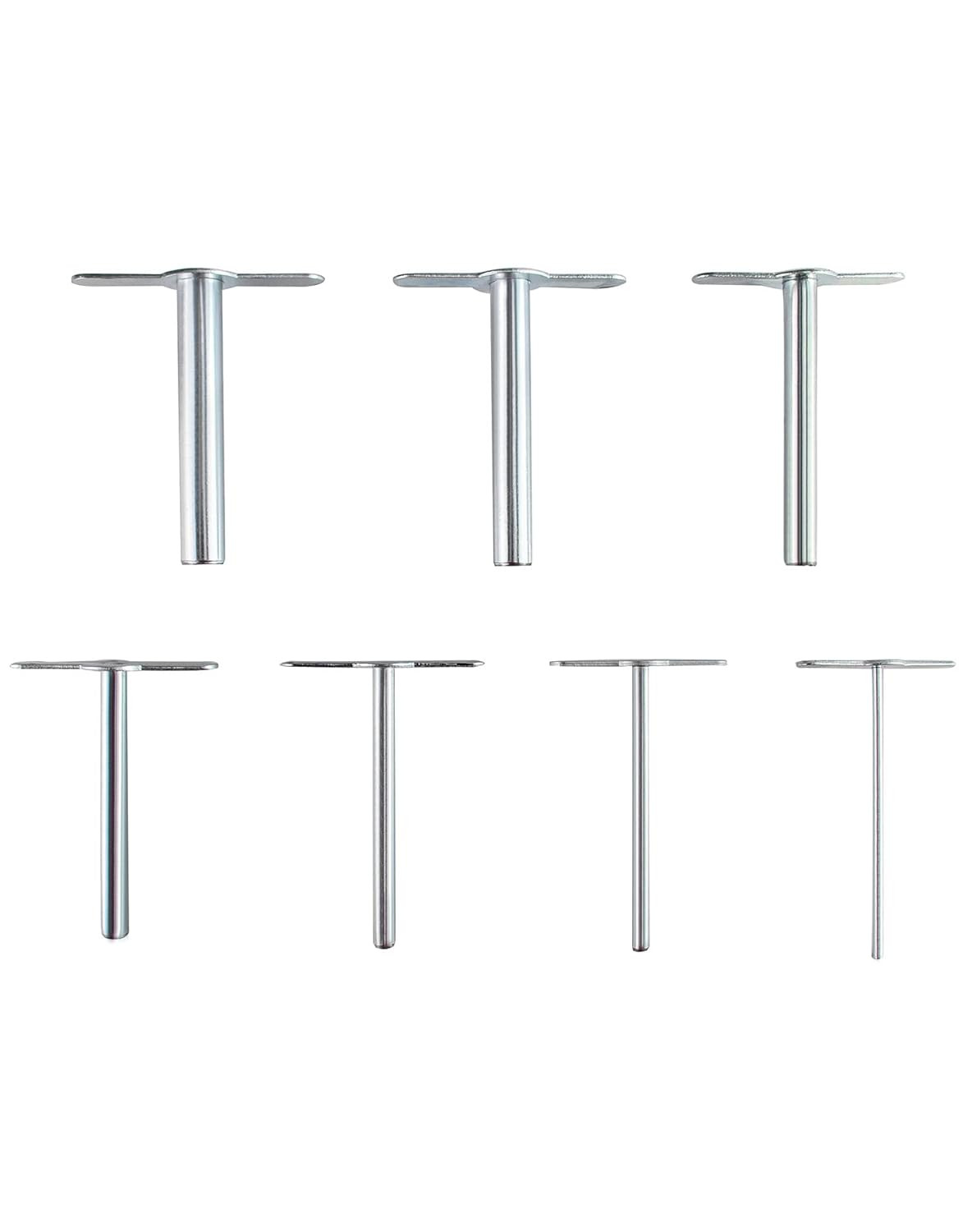 7 Piece Cork Rubber Stopper Borer Tool Set Chrome Plated Hole Punch Kit Lab