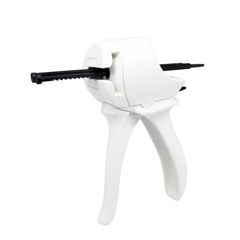1pcs Dental Impression Dispenser Mixing Dispensing Delivery Gun 5ml Mixer 1:1