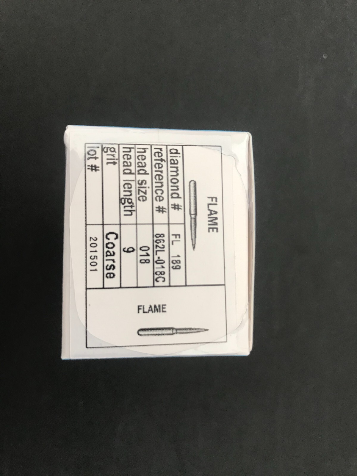 25 Premium Quality Diamond Burs 835 010C 837 012C 014C 016C 847 014C