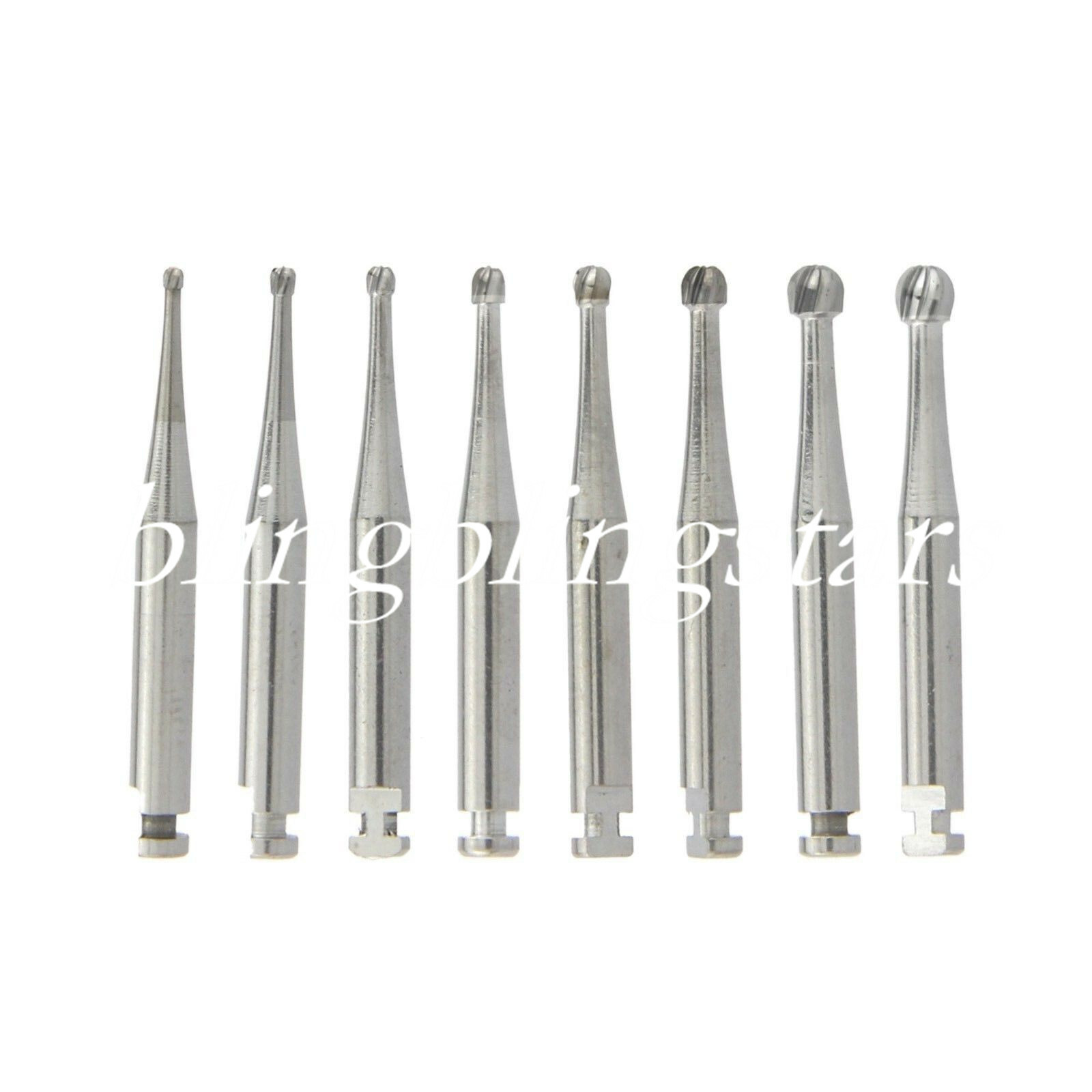 5 Pcs/Box Dental Carbide Bur Round for Slow Speed Latch Type RA#1-#8 Burs Angle
