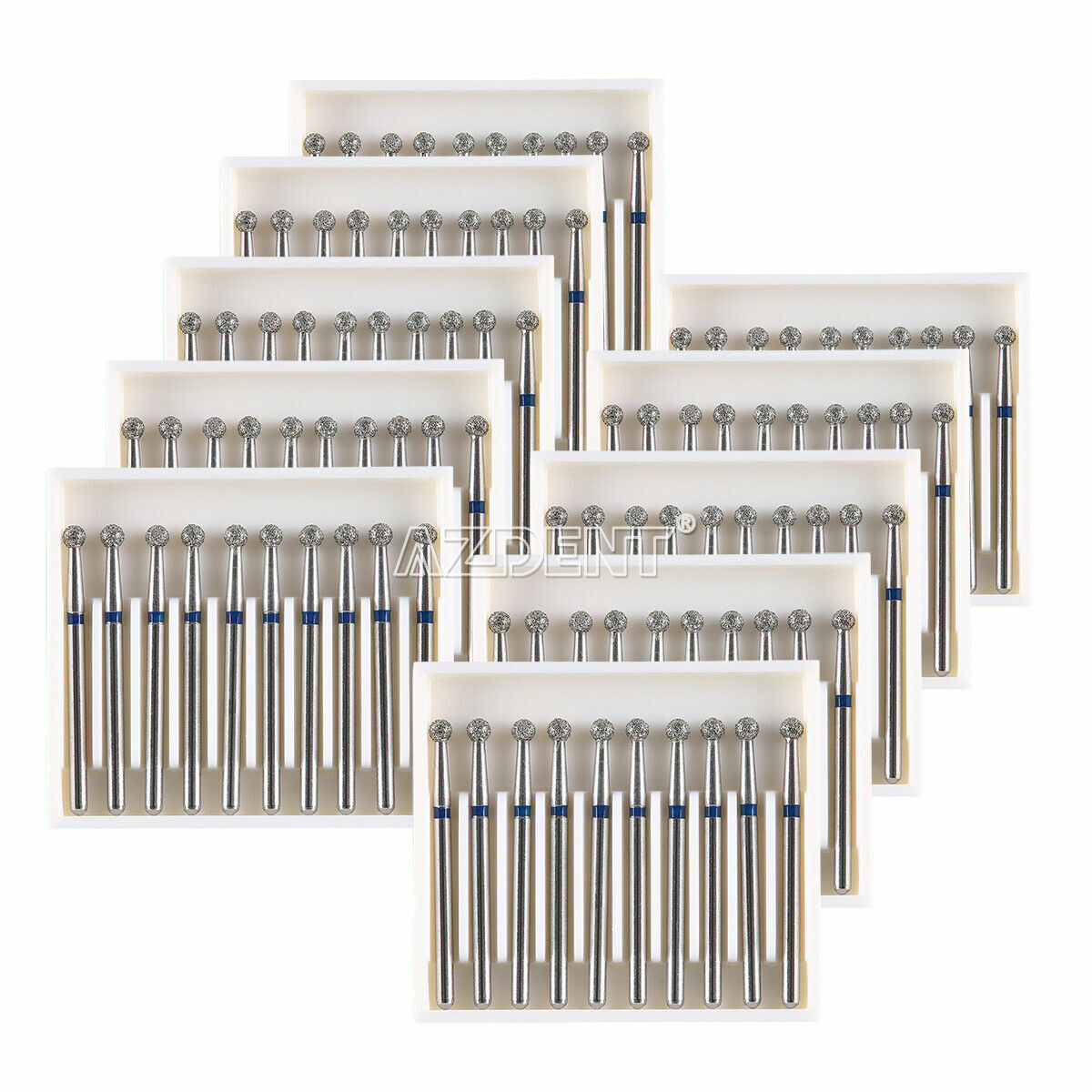 Dental Diamond Burs FG XL Ball Round 25mm High Speed Medium/Coarse/Super Coarse