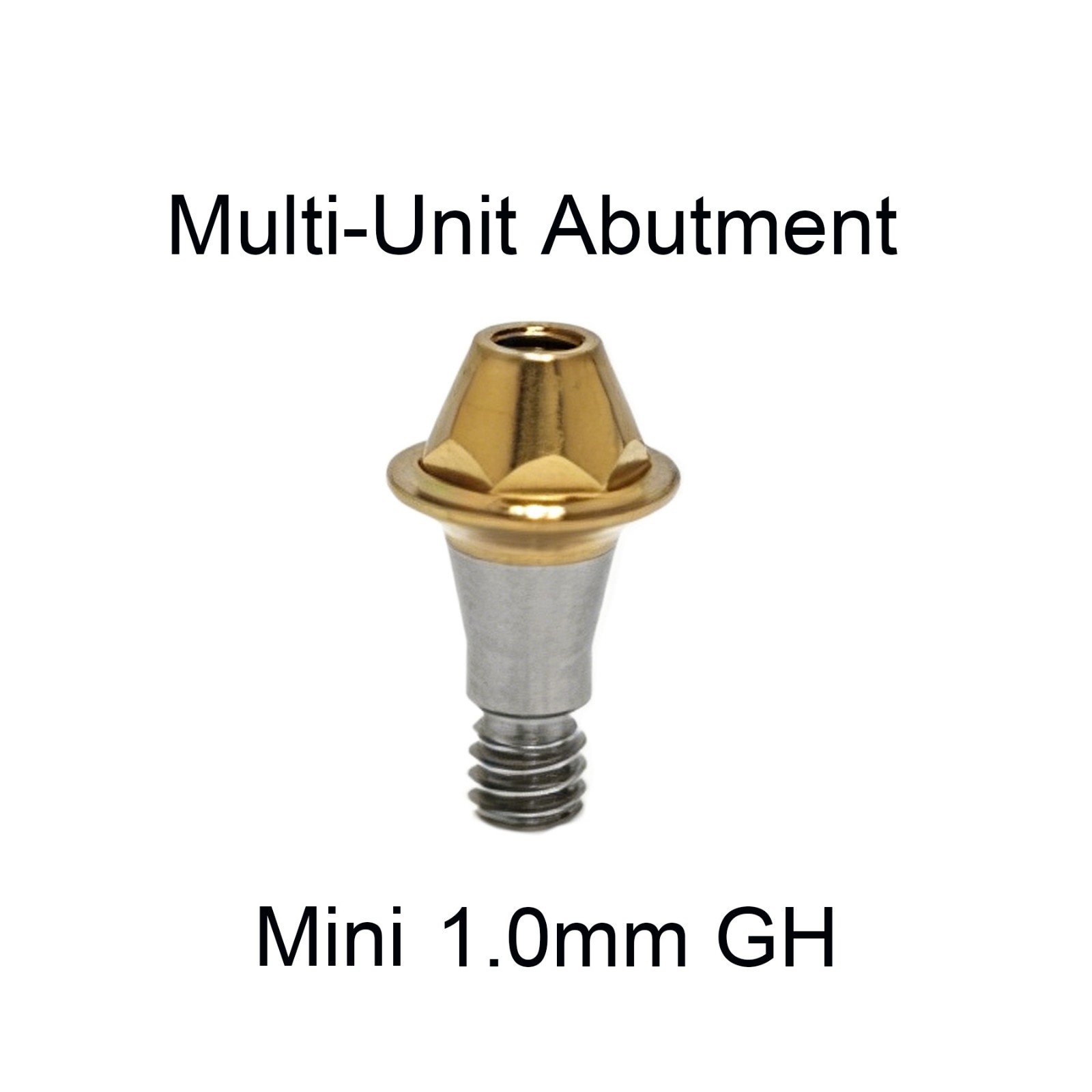 Dental Multi unit straight abutment 4.8 MU fits Hiossen Osstem Mini Regular plat