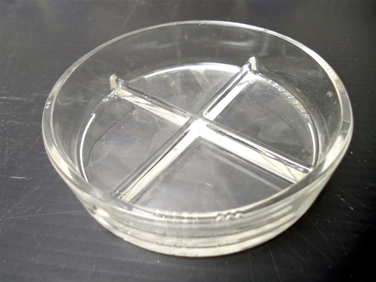 (12) Original PYREX – 3163-100 – QUADRANT PETRI-DISH 100mm x 22mm – Borosilicate