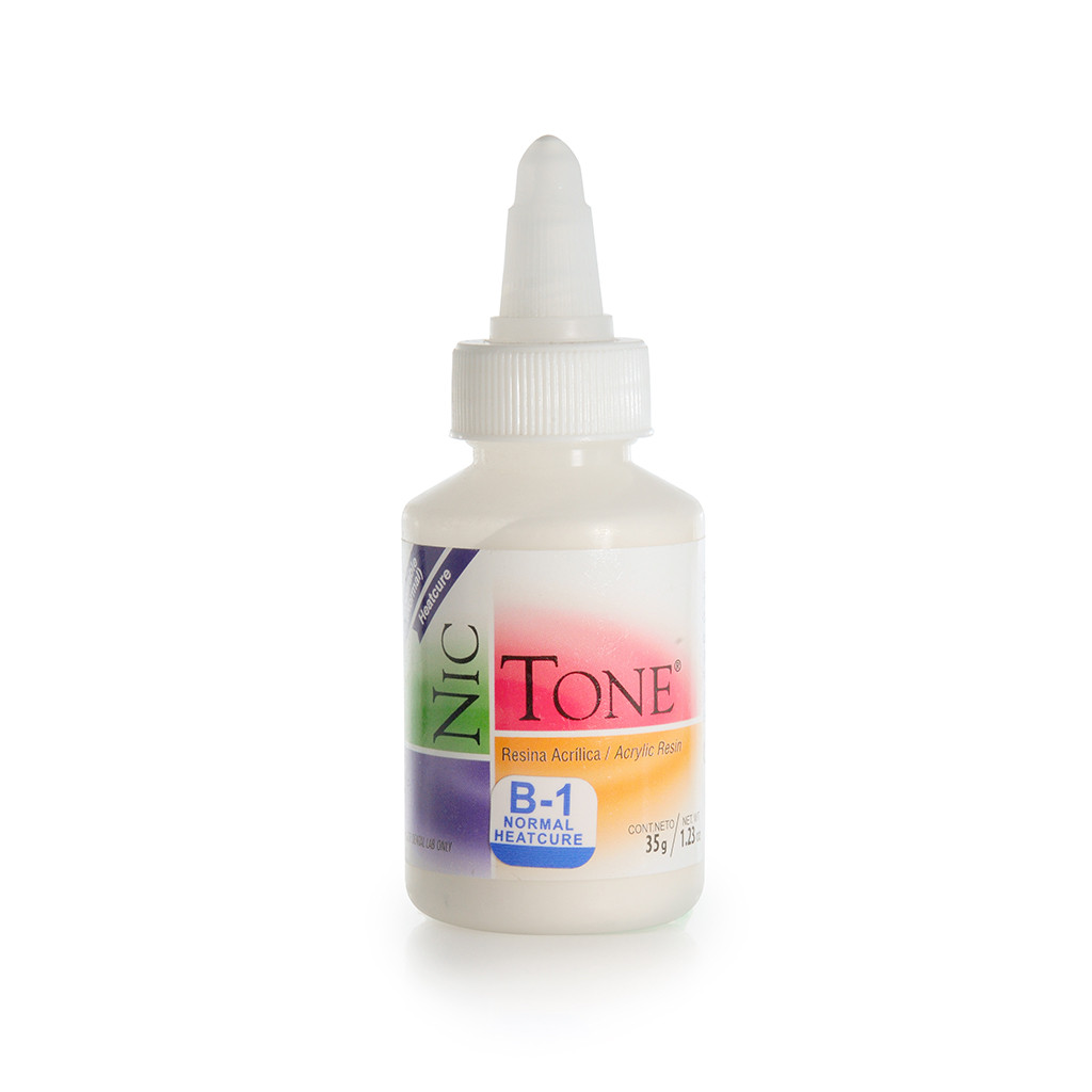 NIC TONE Autocurable Coldcure Acrylic Resin Liquid and Powder All Shades by MDC