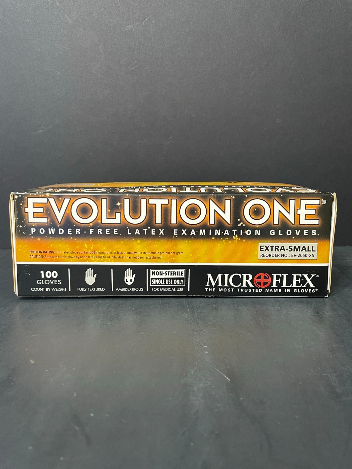 Ansell Latex Gloves Extra Small Microflex 10 Boxes with 100 Gloves Each