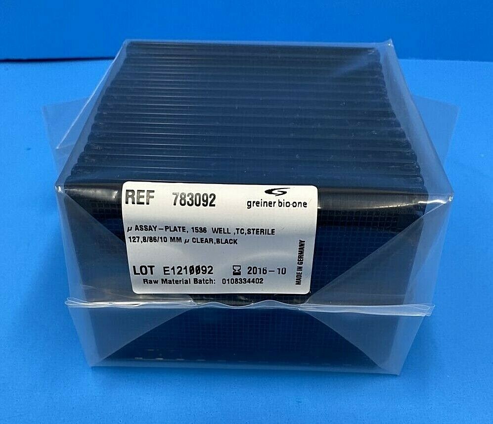 Greiner Bio-One Microplate 1536 Well Black 15 Plates