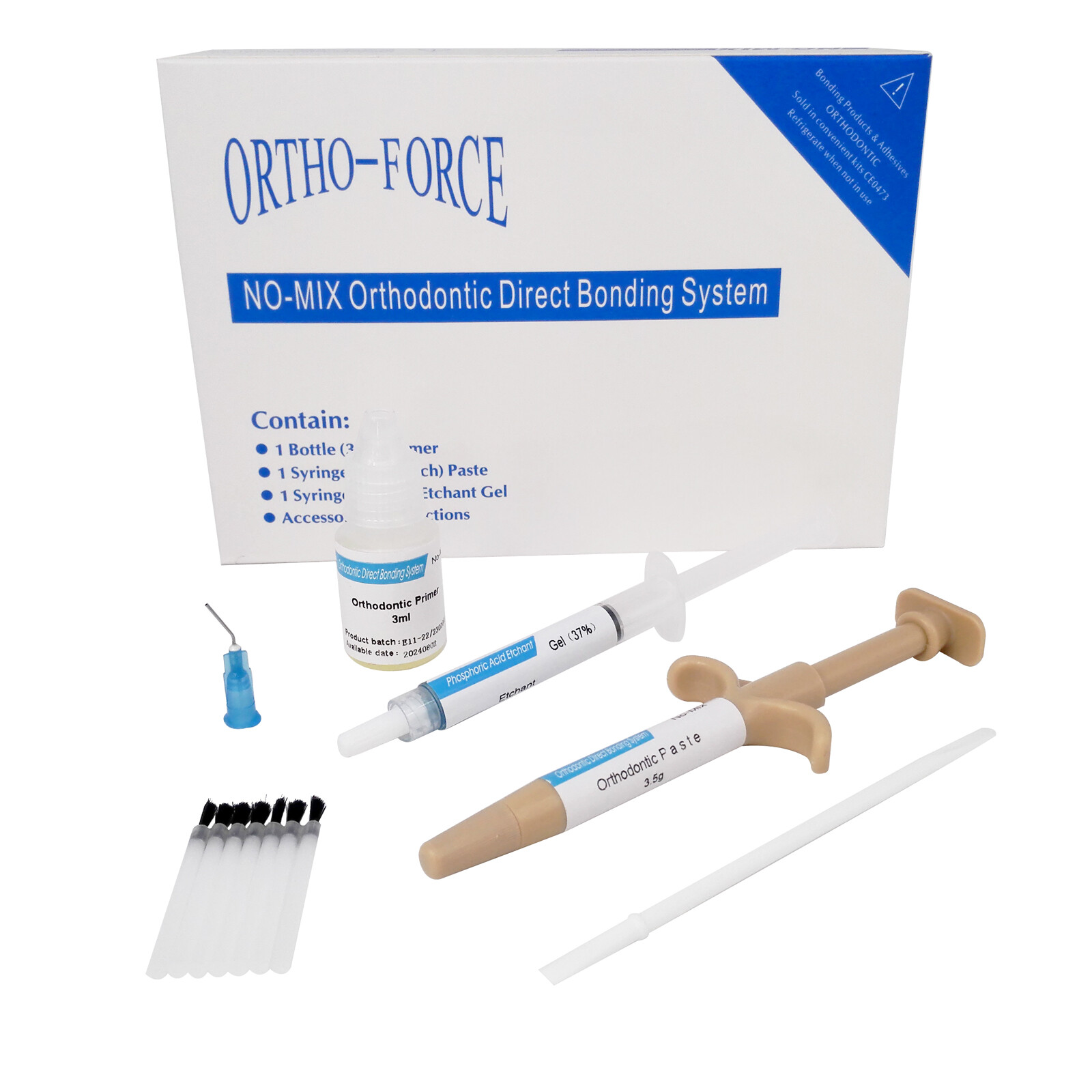 Dental Orthodontic Direct Paste Adhesive Bonding Self Cure Composite Resin Kit