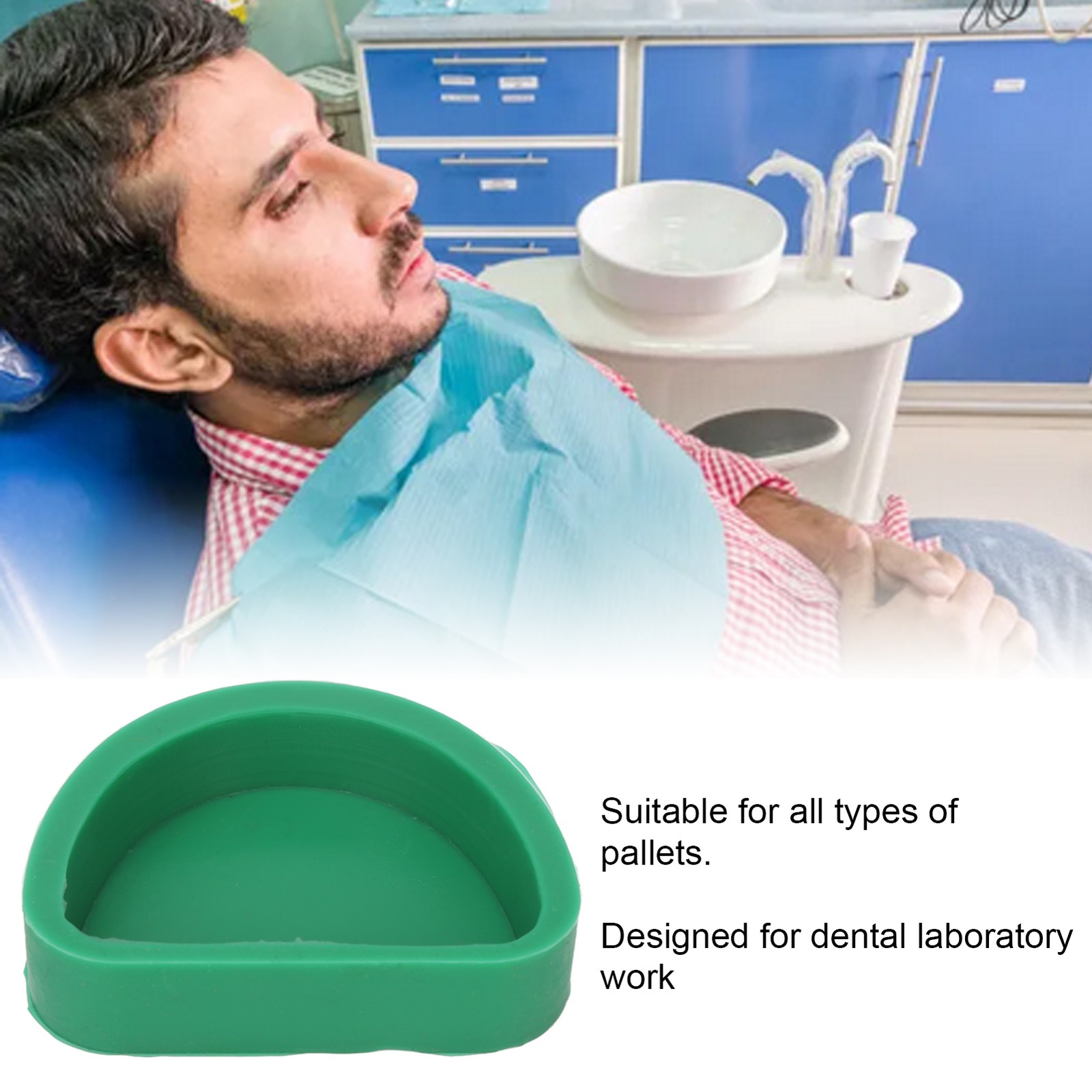 Dental Lab Model Base Slotted Type Silicone Dental Plaster Molds For Dental BEA