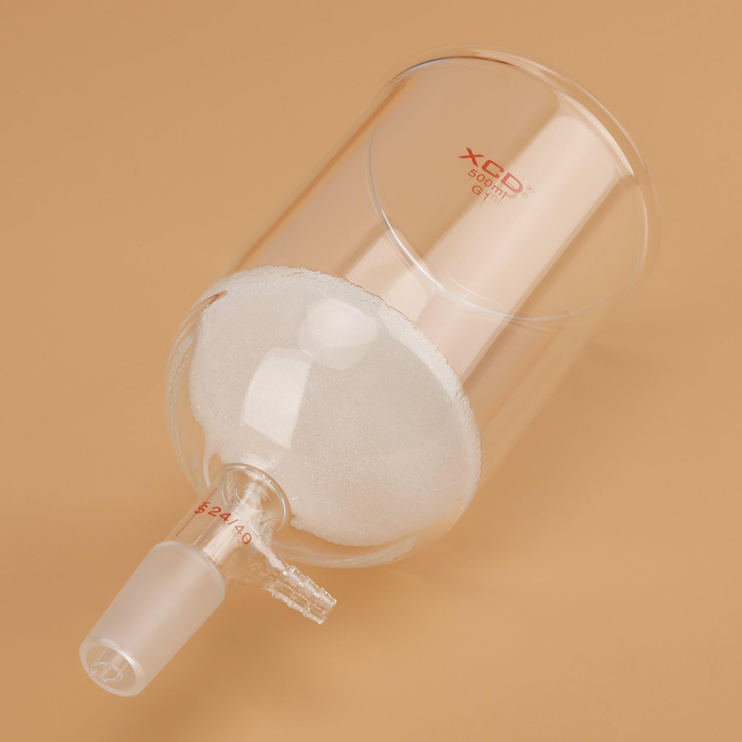 500mL Buchner Funnel G1 Coarse Frit 24/40 Joint Vacuum 94mm ID Lab Glass Filters