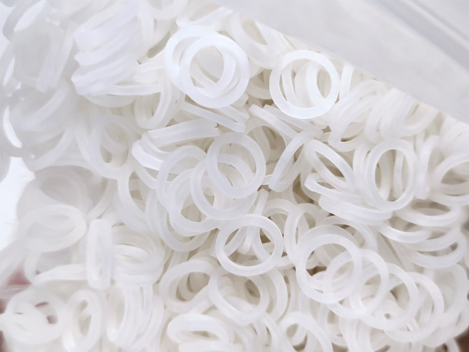 3.5OZ Dental Ortho Super Elastic Rubber BandS Ligature Ties Transparent 5 Sizes