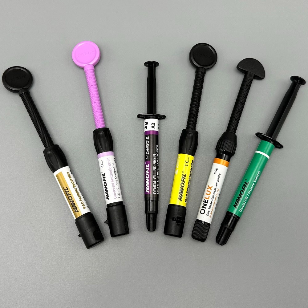 Dental Light Curing Composite Sealant Filling 6 Types Resin composite