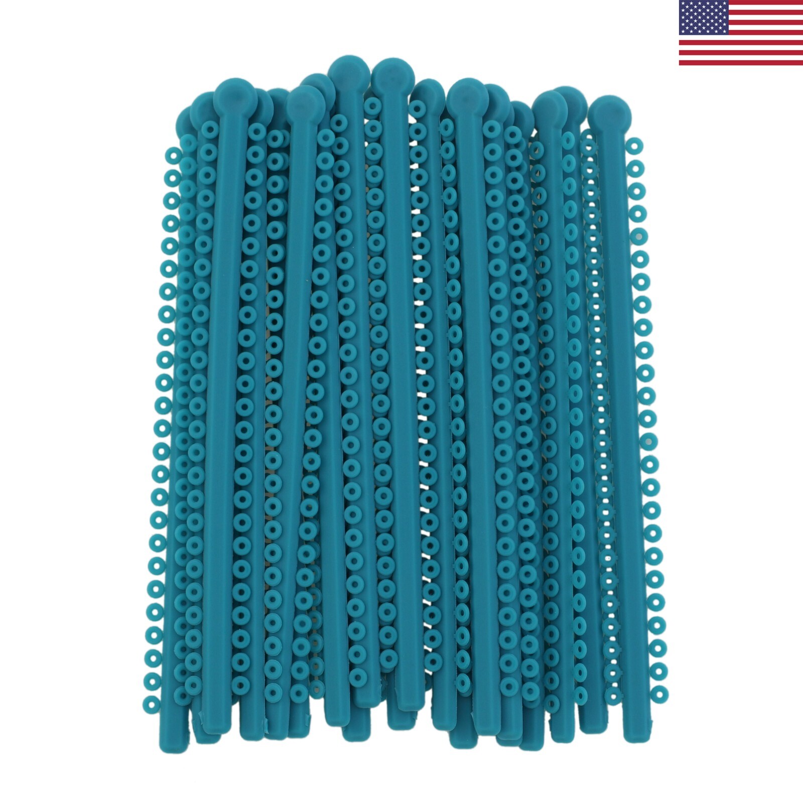 Dental Orthodontic Ligature Ties 1040 Pc Multi-Colors Super Elastic Rubber Bands