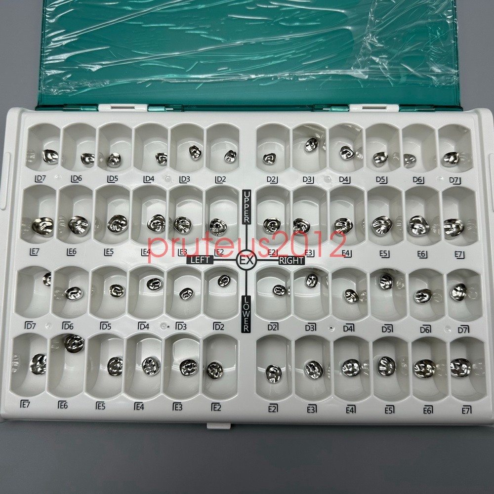 Dental Stainless Steel Primary Pediatric Pedo Molar Crowns Baby Kids Teeth Crown