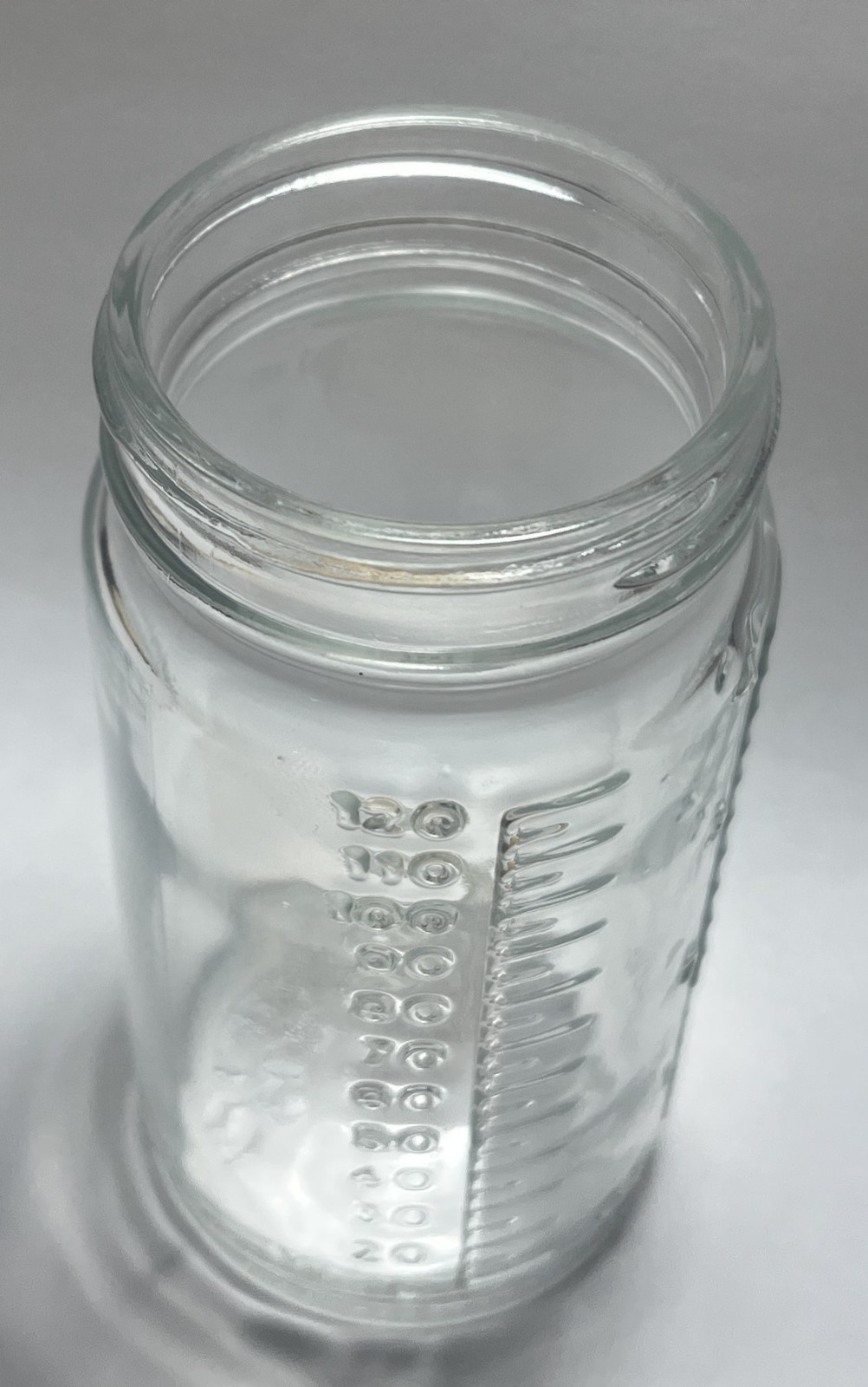 QUOPAK Glass Graduated Glass Beaker – Wide Mouth Jar – 120mL 4 Ounce – Lot Of 5
