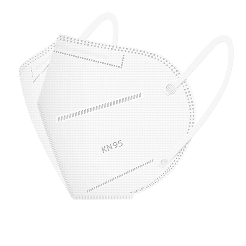 Single Pack 50-500 White KN95 Face Mask 5 Layer C.E Approval FFP2 95% Respirator