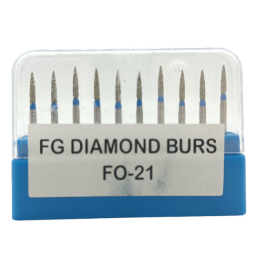 Dental FG Diamond Burs for High Speed Handpiece Friction Grip 5pcs/pack
