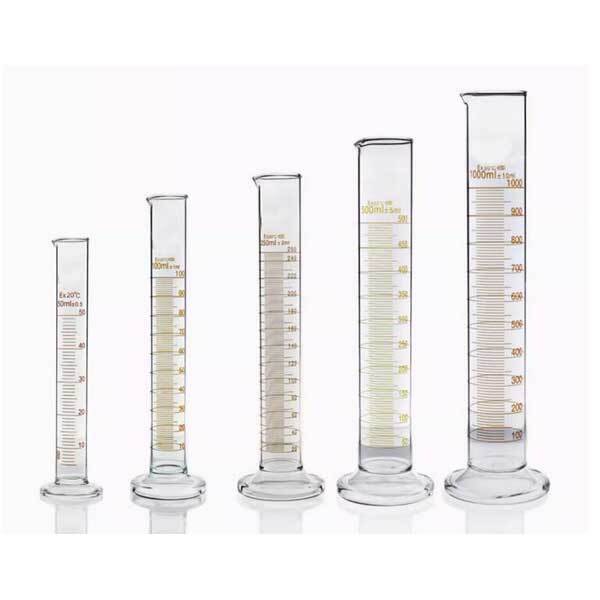 Wholesale 5ml-1000ml Transparent Measuring Cylinder with Stopper Lab Glassware