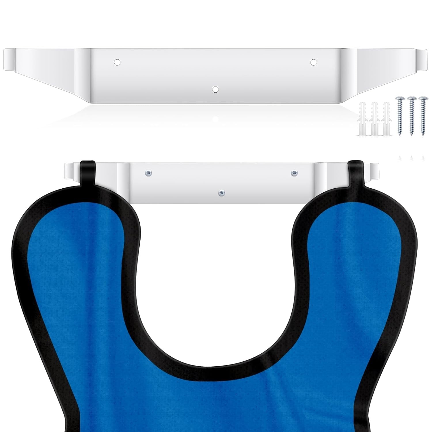 1 Pcs X-Ray Apron Hanger 15 x 2 Inch White Stainless Steel Coated Apron Rack …