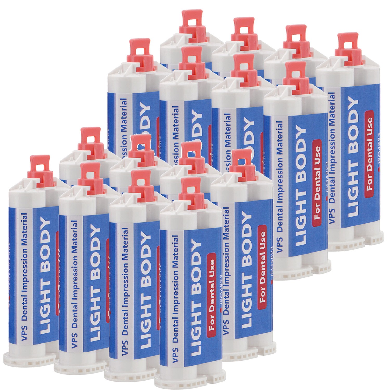 24x Dental Light Body Fast Rapid Set Impression Material 50mL Cartridges VPS PVS