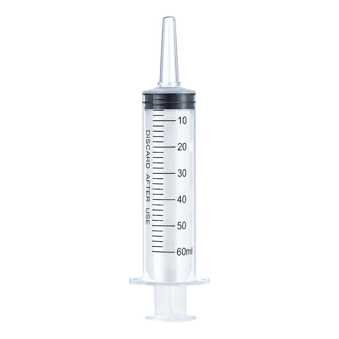 10x 60ml/2oz Plastic Syringe Sterile Plant Water Animal Feeder 60cc Slip Tip