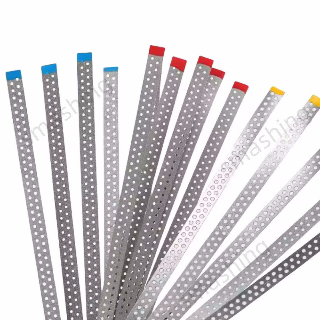 10Pcs Dental Saw Diamond Polishing Finishing Strips Orthodontic IPR Strip