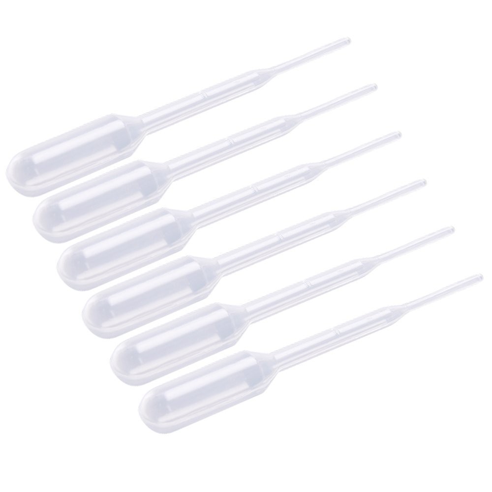 200 Pieces 0.2 ml Capacity Disposable Graduated Transfer Pipettes Dropper Polyet