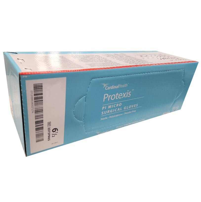 *200-Pairs* Cardinal Health Protexis PI Micro Surgical Size-6.5 Gloves 2D73PM65