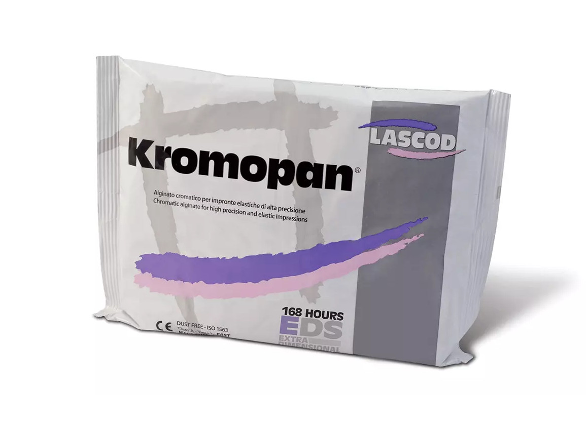 Kromopan Color Changing Alginate Dust Free Fast Set – 1 lb Bag FAST SHIPPING