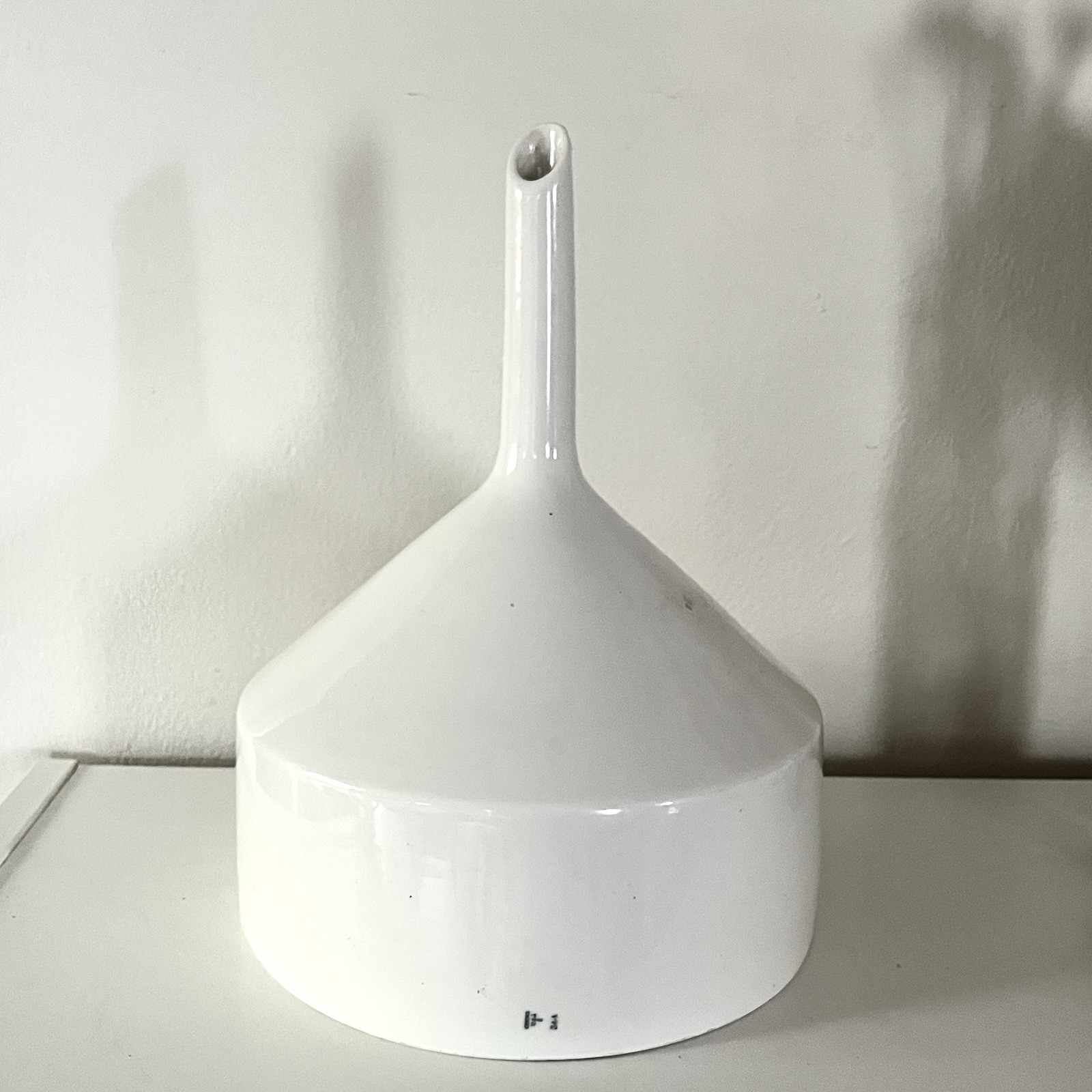 VTG Coors No. 5 34-A Buchner Lab Funnel Porcelain Ceramic Great USA 11” x 8”