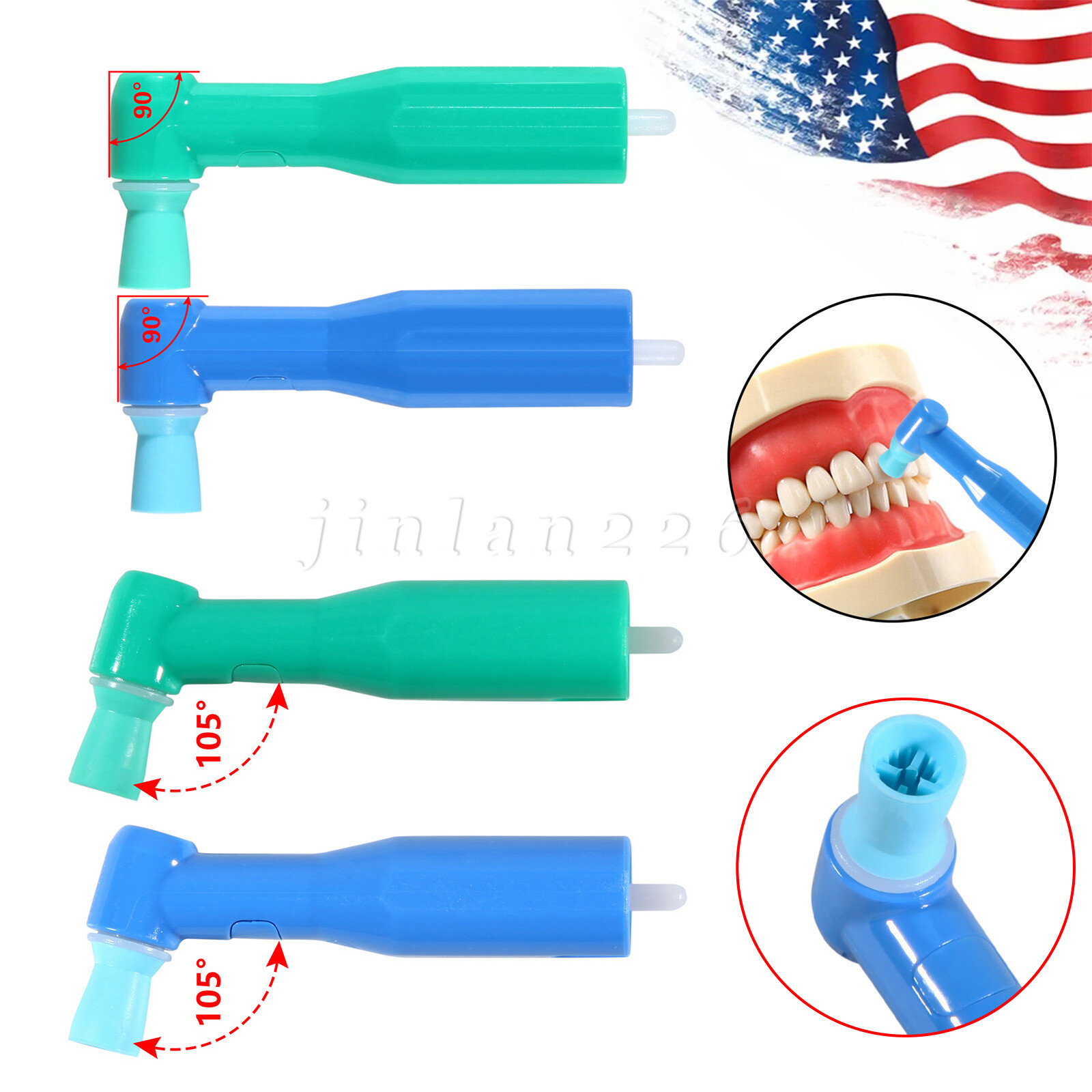 10-100Pcs Dental Carbide Burs for High Speed Handpiece Round Cone Bur Diamond FG