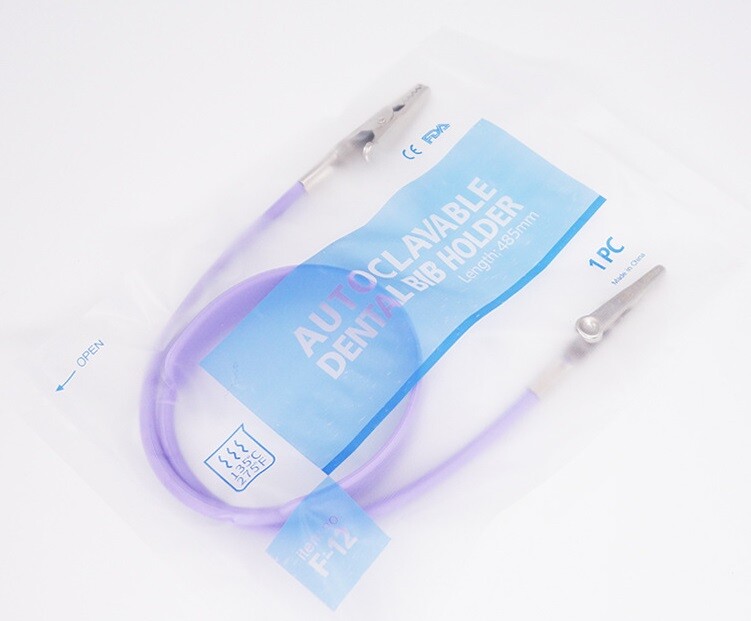 10pcs Silicone Drape Holder Napkin Bib Clips Dental Patient Clamps 135°C