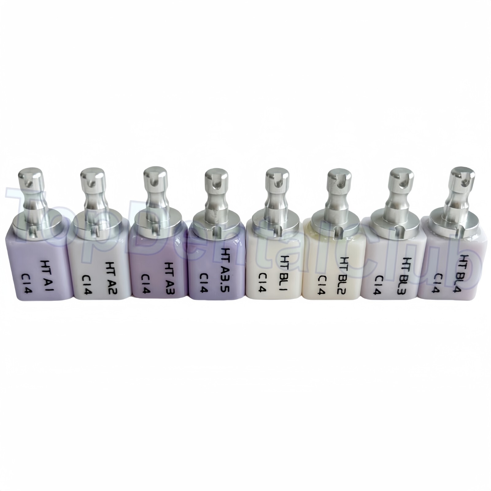 HT LT C14 Dental Glass Ceramic Lithium Dislicate Blocks Cerec Emax CAD CAM