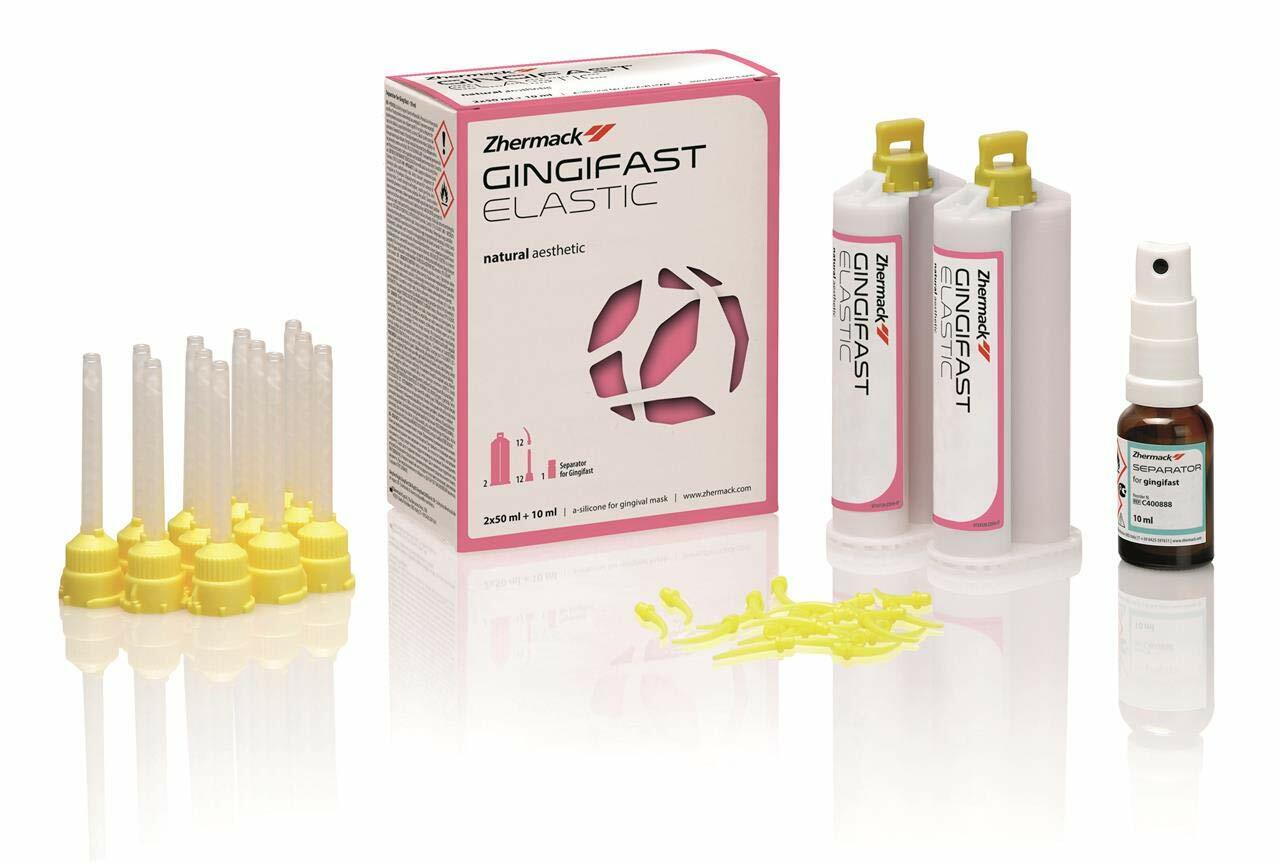 Gingifast Elastic Kit – Zhermack – Natural Aesthetic – 2 x 50 ml