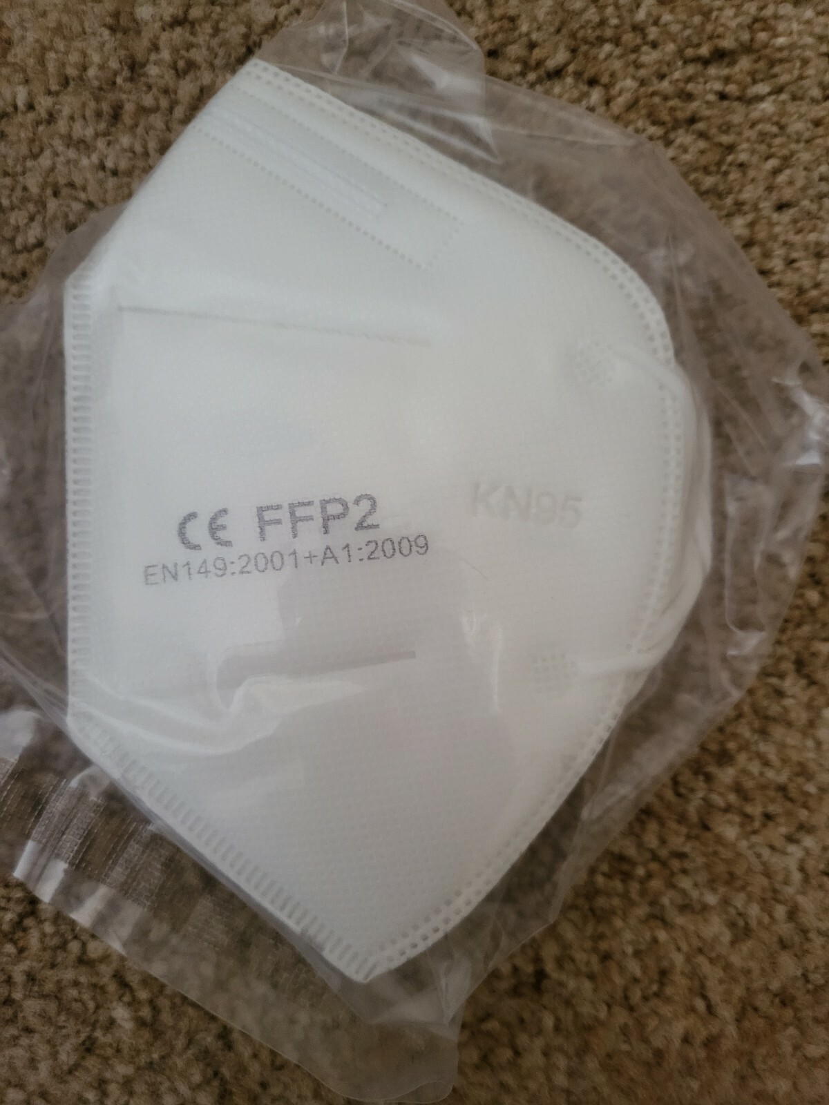 20/40/100 Pcs White KN95 FFP2 Protective Face Mask BFE 95% Disposable KN95 Mask