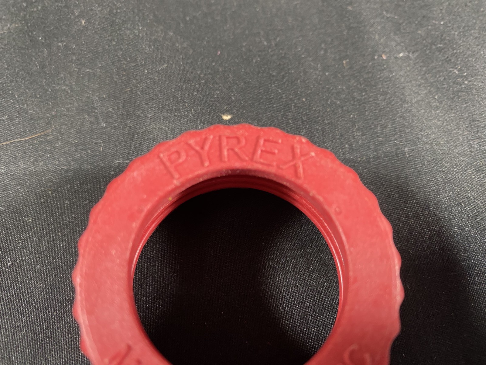 CORNING PYREX PBT Red Open Top High Temperature GL45 Screw Cap 1395-45HTSC 1/Pk