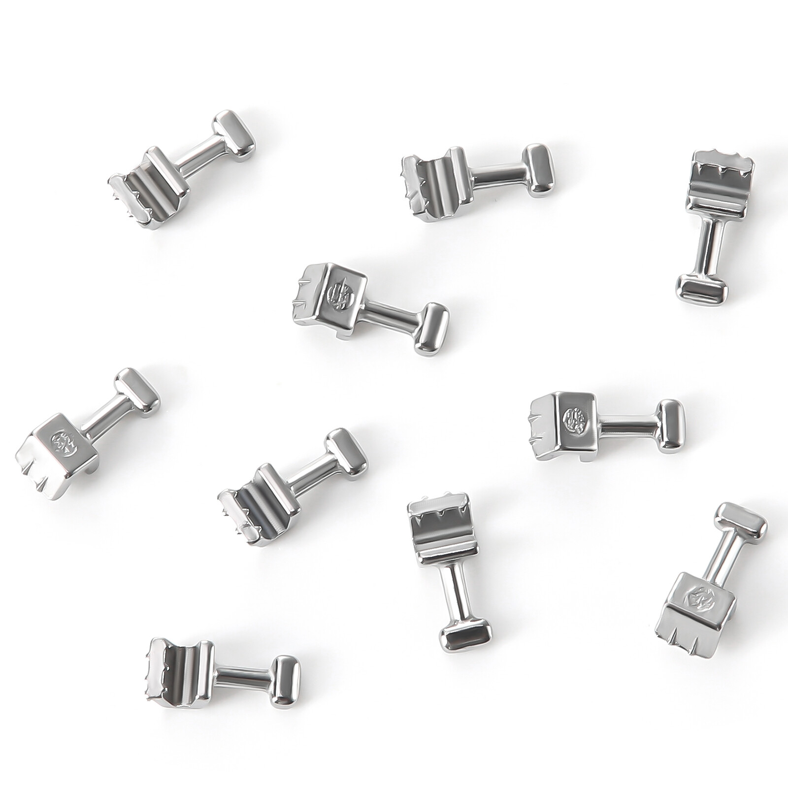 JMU Dental Orthodontic Crimpable Hooks 10Pcs/Bag 2.1/4/5.4/7mm