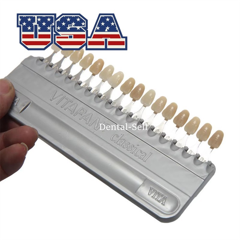 1 Set VITA Classical Dental Shade Guide A1-D4 16 Colors with Bleached Shades USA