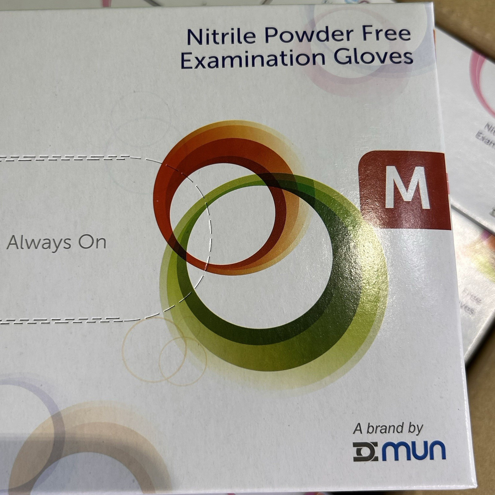 Nitril Exam Gloves – FREE SHIPPING 10 Pack of 100, Large/ Med Powder Free Blue