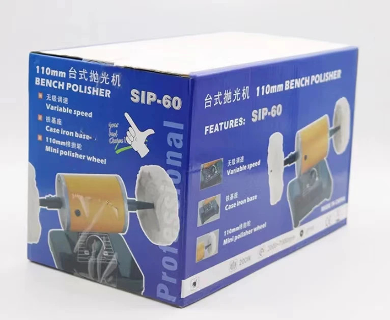 Dental Lab Polishing Grinding Machine Teeth Polisher Adjust Speed Polishing Unit