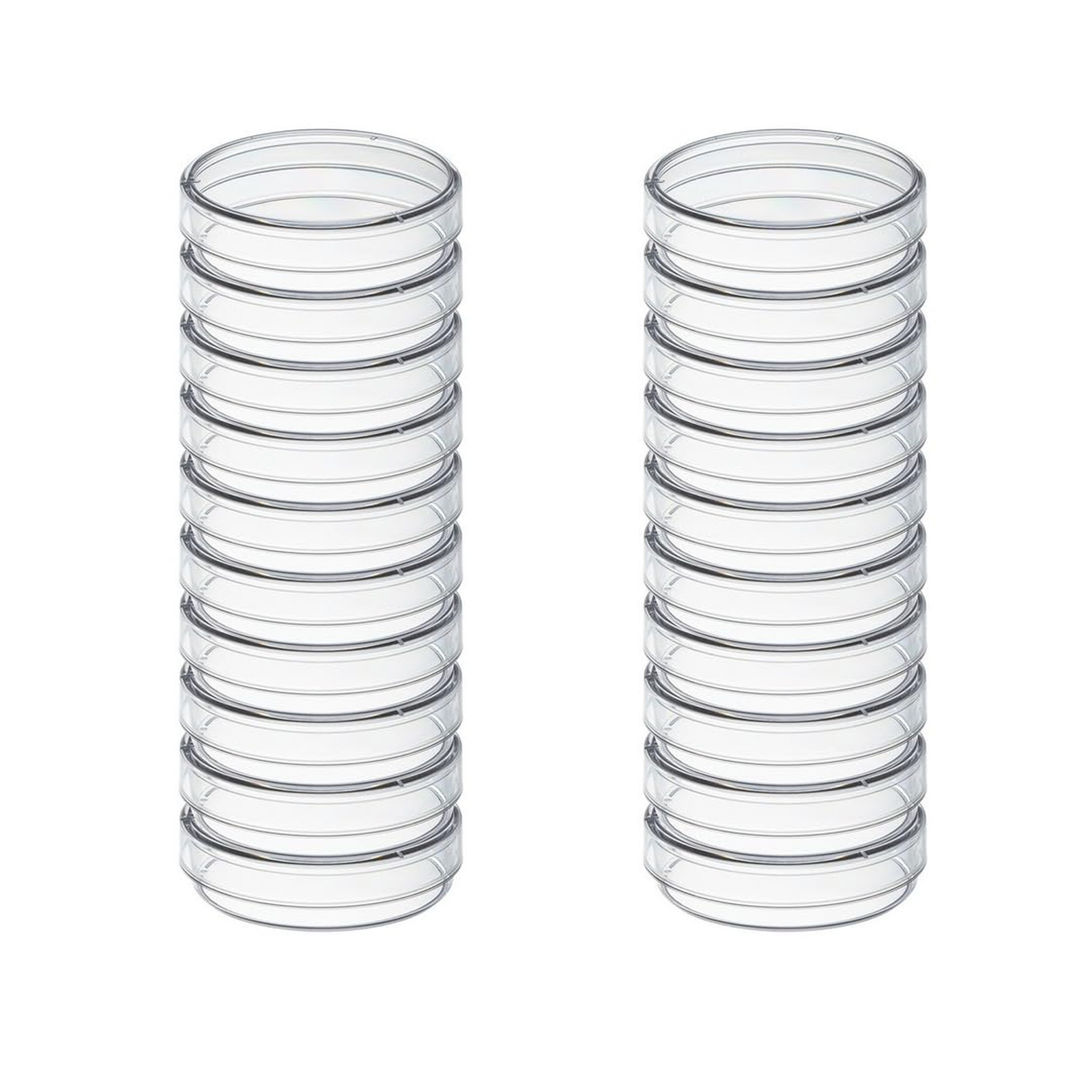 Sterile Petri Dishes 90mm Diameter Plastic with Lid Laboratory Classroom Home