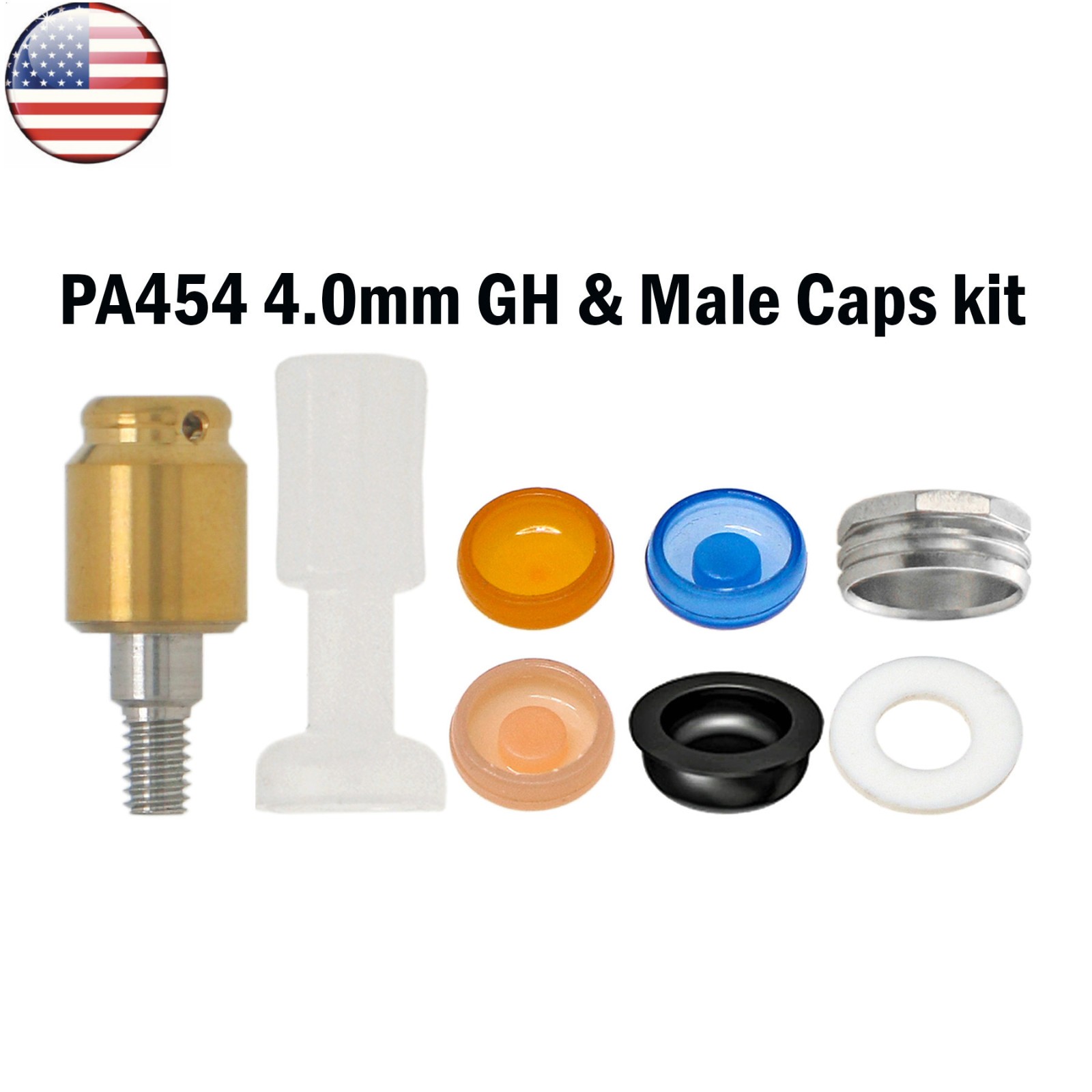 Dental Attachment Abutment Male Cap Tool fit Zimmer Removable PAØ3.5mm/4.5mm