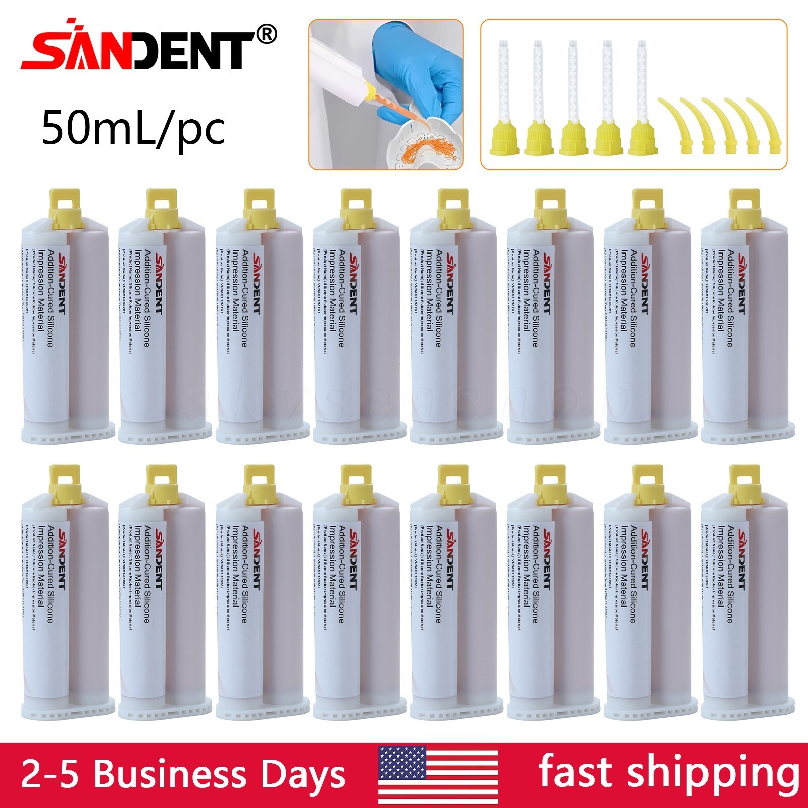 Dental Impression Material, VPS Light Body, Fast (Choose Qtys) 1-60/Box