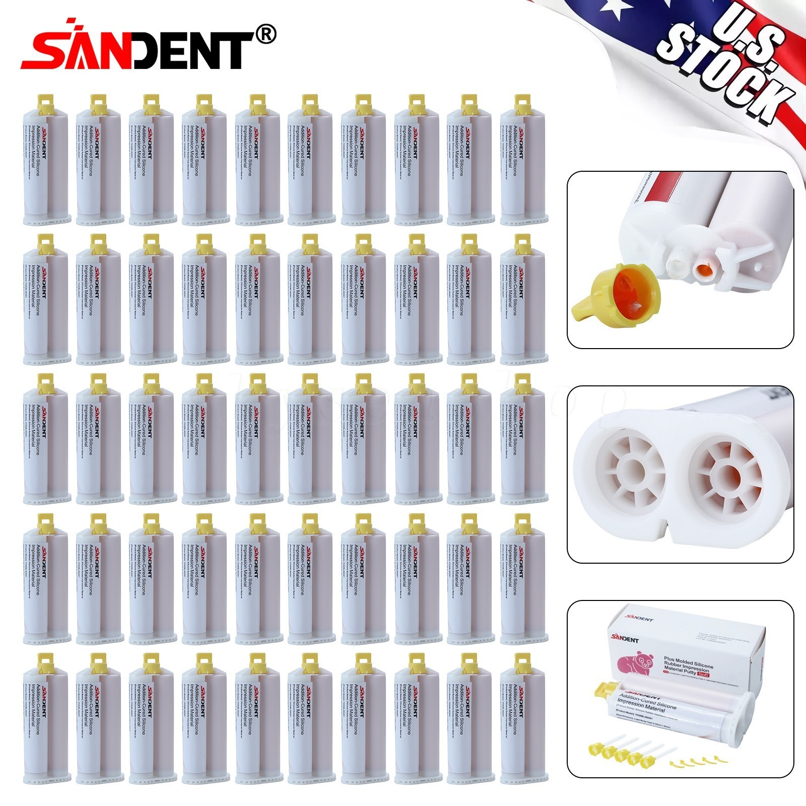 Dental Impression Material, VPS Light Body, Fast (Choose Qtys) 1-60/Box
