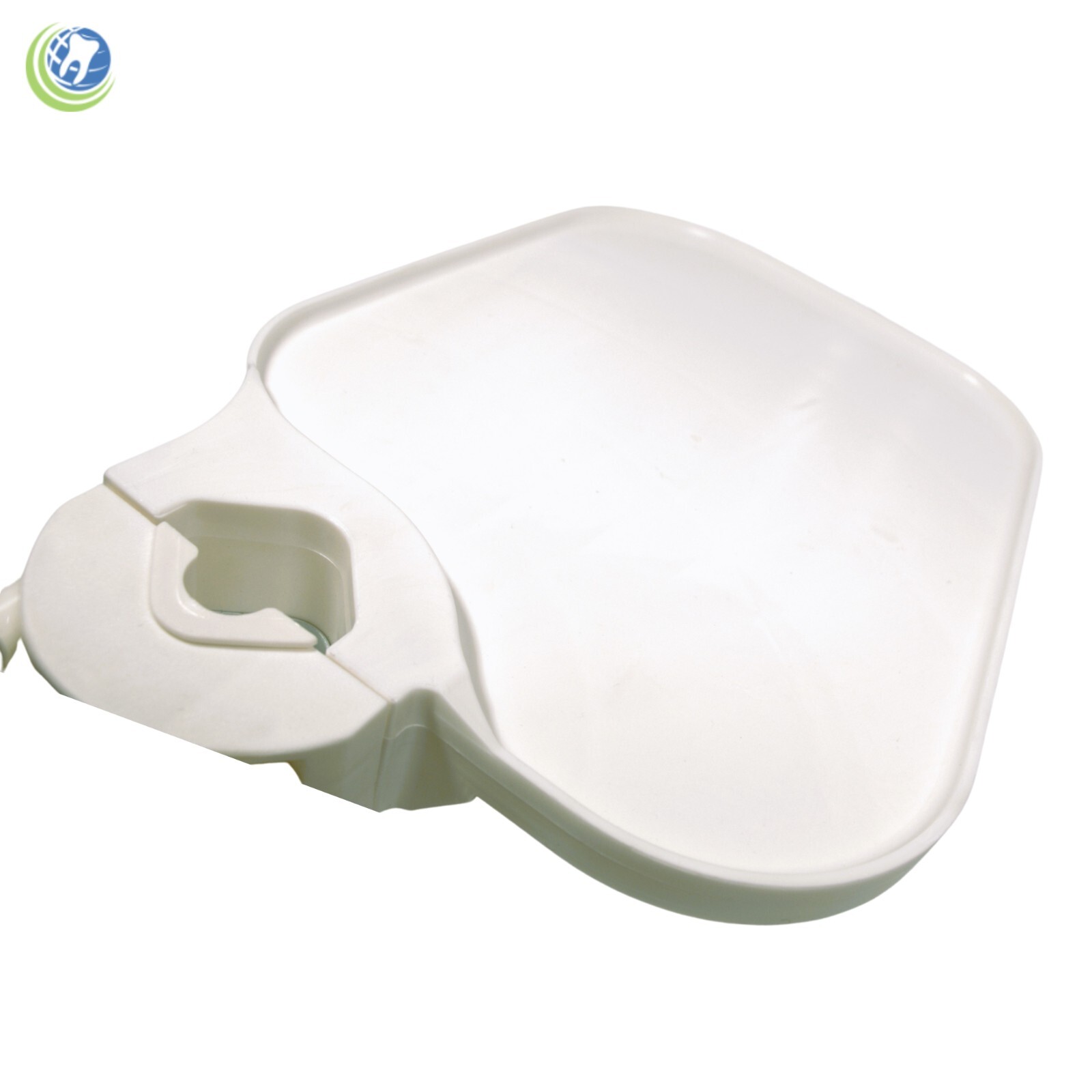 NEW DENTAL POLE POST MOUNT UTILITY ACCESSORY SHELF TRAY TABLE MEDICAL WHITE