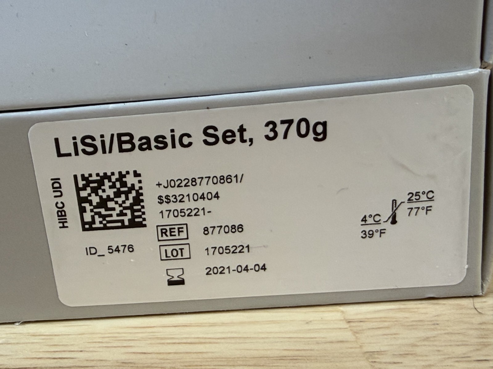 GC INITIAL LISI BASIC SET dental ceramic system 370g – SIX OPEN/UNTOUCHED